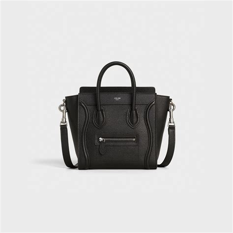 celine luggage nano 打結|NANO LUGGAGE BAG IN DRUMMED CALFSKIN.